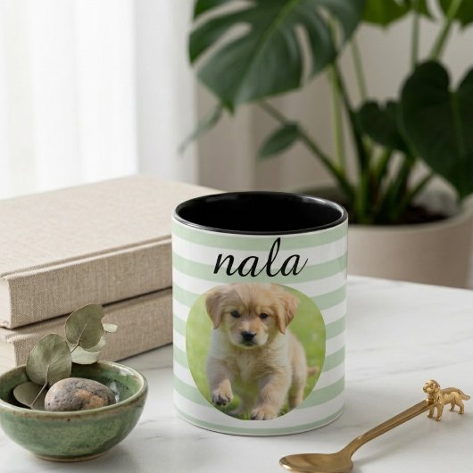 Funny Dog Dad Mug Personalized Name Gift for Dog L マグカップ