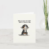 funny dog get well card カード (正面)
