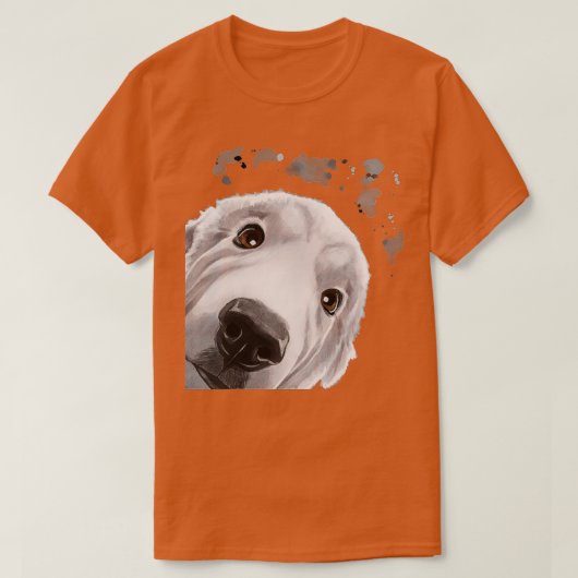 Funny Dog Great Pyrenees  Tシャツ (デザイン正面)