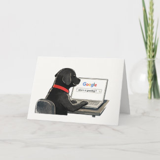 Funny Dog Greeting Card | Who’s a Goodog? カード