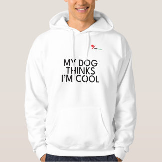 Funny Dog Hoodie – My Dog Thinks I’m Cool パーカ