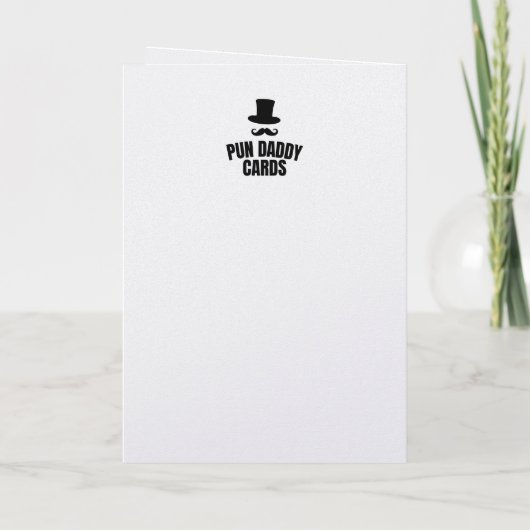 Funny Dog Lover Season's Greetings Christmas カード (裏面)