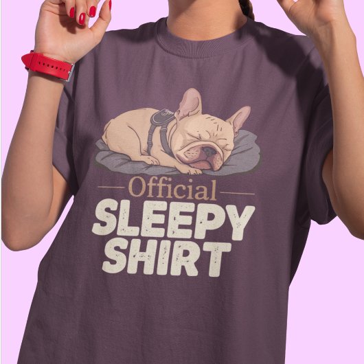 Funny Dog Lover Shirt - Official Sleepy Shirt トライブレンドTシャツ