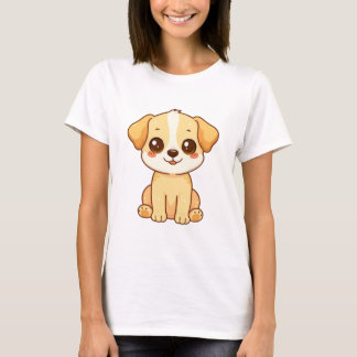 Funny Dog Lover T-Shirt Cute Puppy  Tシャツ