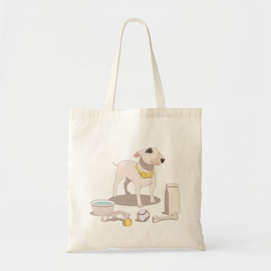 Funny Dog Lover Tote Bag  トートバッグ (正面)