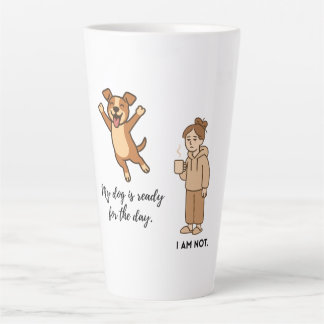 Funny Dog Mom Latte Mug カフェラテマグ
