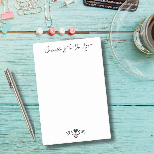 Funny Dog Mom To Do List Cute Desk Personalized ポストイット