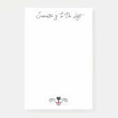 Funny Dog Mom To Do List Cute Desk Personalized ポストイット (正面)