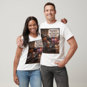 Funny Dog Negotiation T-Shirt – Slipper Joke Gift Tシャツ (ユニセックス)