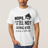 funny dog quote tシャツ (正面)