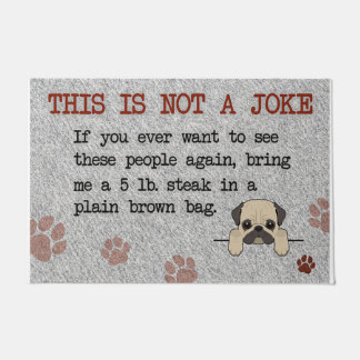 Funny  Dog Saying Quotes Mat, Pitbull ドアマット