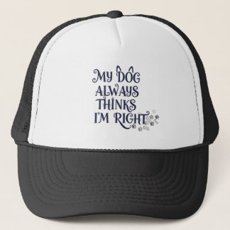 Funny Dog Text Hat キャップ