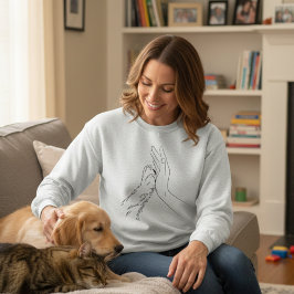 Funny Dog Treat Dealer Dog Mom Shirt for Women スウェットシャツ