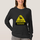 Funny Dog Warning Is A Doberman Right For Me Long Tシャツ (正面)