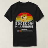 funny Dogecoin Millionaire loading for dogecoin cr Tシャツ (デザイン正面)
