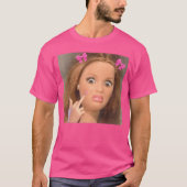 Funny Doll Face Meme boy Tシャツ (正面)