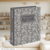 Funny dollar pattern personalized custom gift bag ミディアムペーパーバッグ