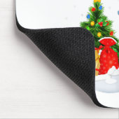 Funny Dolphin Fish Lover Xmas Lighting Dolphin Chr マウスパッド (コーナー)