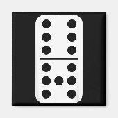 Funny Domino Meme Six Seven Play Strategy Number H マグネット (正面)