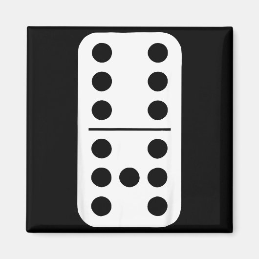 Funny Domino Meme Six Seven Play Strategy Number H マグネット (正面)