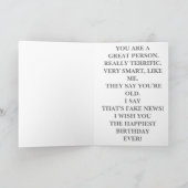 Funny Donald Trump Birthday Card カード (内部)