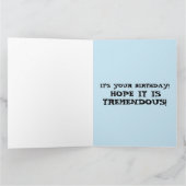 Funny Donald Trump Birthday greeting card  サンキューカード (内部)