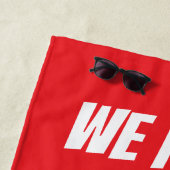 Funny Donald Trump cartoon beach towel gift ビーチタオル (インサイチュ)