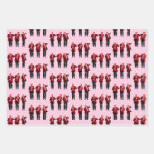 Funny Donald Trump Dancing President Christmas  ラッピングペーパーシート (正面2)