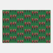 Funny Donald Trump Dancing President Christmas ラッピングペーパーシート (正面3)