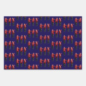 Funny Donald Trump Dancing President Christmas ラッピングペーパーシート (正面2)