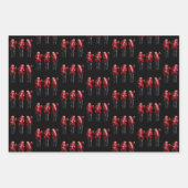 Funny Donald Trump Dancing President Christmas ラッピングペーパーシート (正面)