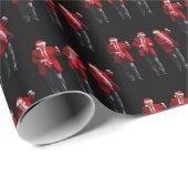 Funny Donald Trump Dancing President Christmas ラッピングペーパー (ロールコーナー)