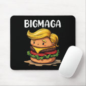 Funny Donald Trump Making French Fries Hamburger B マウスパッド (マウス)