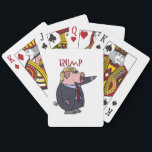 Funny Donald Trump Pig Political Cartoon トランプ<br><div class="desc">Funny political cartoon has Donald Trump as pig (sexist pig) dressed in suit and tie.</div>