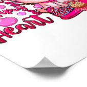 Funny Dont Bacon My Heart Cute G Valentines Da ポスター (角)