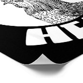 Funny Don't Be A Clucking Pecker Head Chicken Farm ポスター (角)