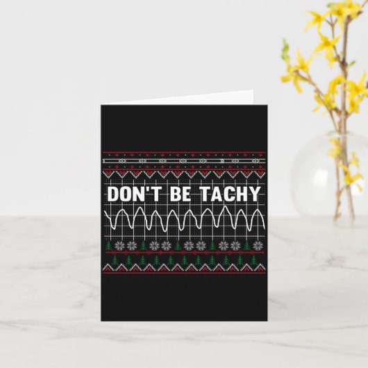 Funny Don't Be Tachy Ems Long Sleeve  カード (黄色い花)