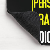 Funny Don't Make Me Use My Trainer Voice マウスパッド (コーナー)