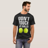 Funny Dont Touch My Pandemic Tennis  Tシャツ (正面フル)