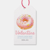 Funny Donut Valentine Gift Tag ギフトタグ (正面)