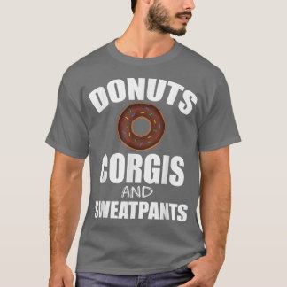 FUNNY DONUTS CORGIS SWEATPANTSDog Lovers Gift  Tシャツ
