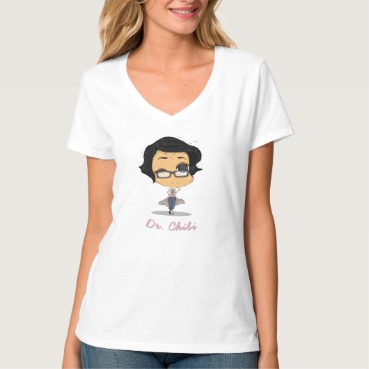 Funny Dr. Chibi Tシャツ (正面)