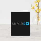 Funny Dracula And Witch Float Halloween Summer Wee カード (黄色い花)