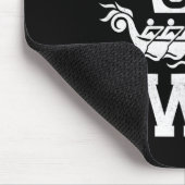 Funny Dragon Boat Racing Paddle Sync Or Swim マウスパッド (コーナー)