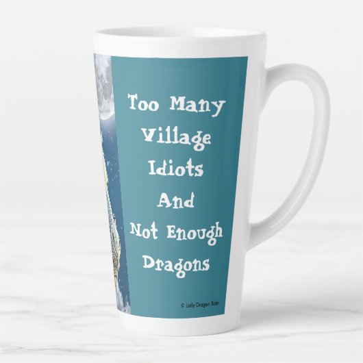 Funny Dragon Tall Mug カフェラテマグ (右)