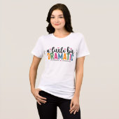 funny dramatic word art  トライブレンドＴシャツ (正面全面)