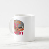 Funny Drink Eat Be Scary Halloween Design Creative コーヒーマグカップ (正面左)