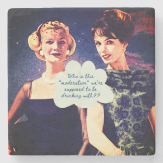 Funny Drinking Friend Sister Fun  ストーンコースター