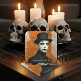 Funny Drinks to Die For Gothic Halloween スクエアペーパーコースター