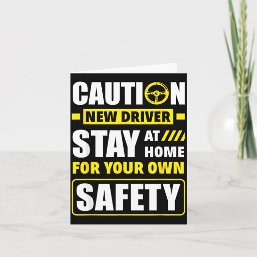 Funny Driver's License New Driver  カード (正面)